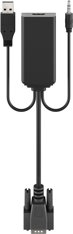 Câble adaptateur VGA/HDMI™ - Goobay
