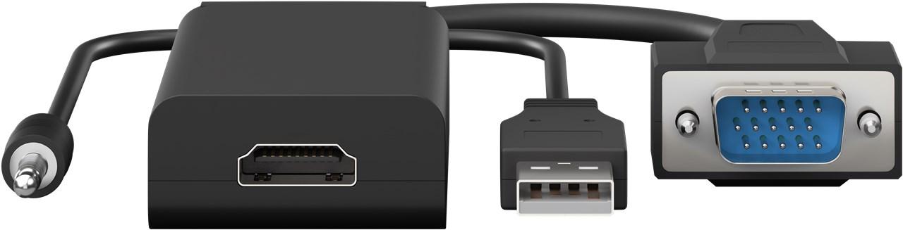 Câble adaptateur VGA/HDMI™ - Goobay