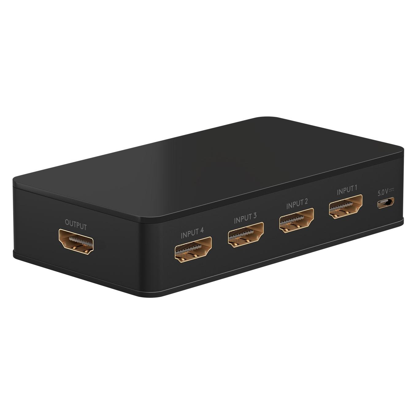 HDMI switch 4 poorts
