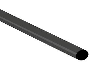 GAINE THERMORÉTRACTABLE 4.8mm - NOIRE