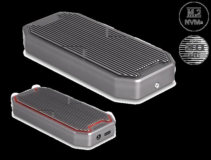 Delock Boîtier Gaming Externe pour SSD M.2 NVMe PCIe avec SuperSpeed USB