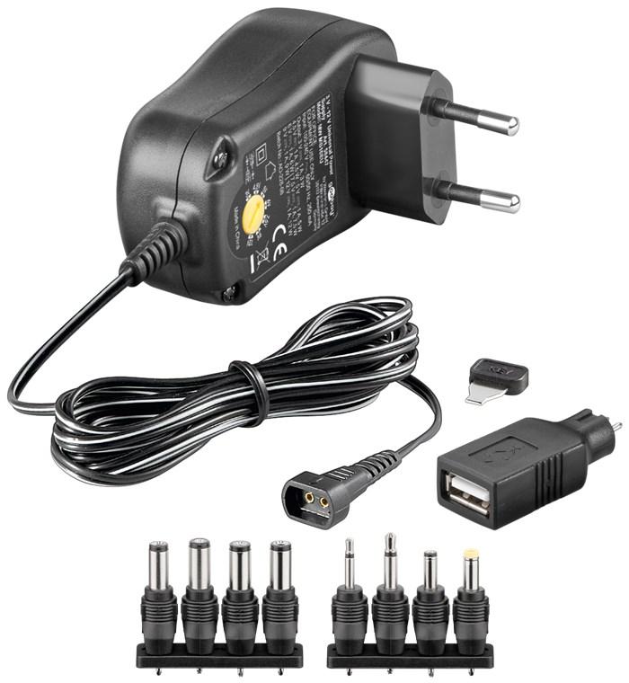 Universele AC/DC adapter - Goobay