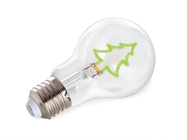 DECO BULB - Lampe LED - Filament (vert) en forme d'arbre - 220-240 V - Vellight