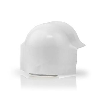 Guidage de câbles Tube Coude 1 pièce PVC Blanc - Nedis