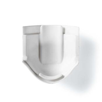 Kabelgeleiding Buis Over de hoek 1 Stuk PVC Wit - Nedis