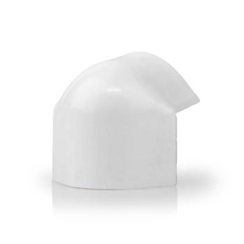 Kabelgeleiding Buis Over de hoek 1 Stuk PVC Wit - Nedis