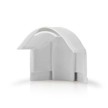 Kabelgeleiding Buis Over de hoek 1 Stuk PVC Wit - Nedis