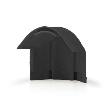 Kabelgeleiding Buis Bocht 1 Stuk PVC Zwart - Nedis