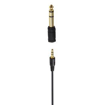 TV-hoofdtelefoon ShellTV, Over-Ear, eenzijdig, lange kabel (6m), zwart - Hama
