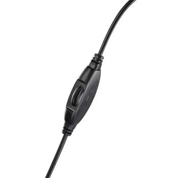 TV-hoofdtelefoon ShellTV, Over-Ear, eenzijdig, lange kabel (6m), zwart - Hama