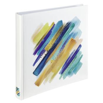 Fotoalbum XL Brushstroke, 30x30 cm, 80 witte pagina's, blauw - Hama