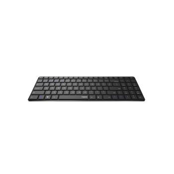 E9100M Multimode draadloos ultradun toetsenbord, Zwart, QWERTY US - Rapoo