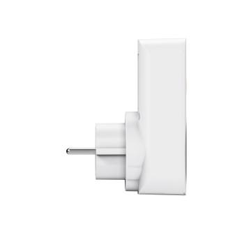 Prise murale fine, 2x USB-A, WLAN, contrôlable par la voix/appli, 2300W, 10A - Hama