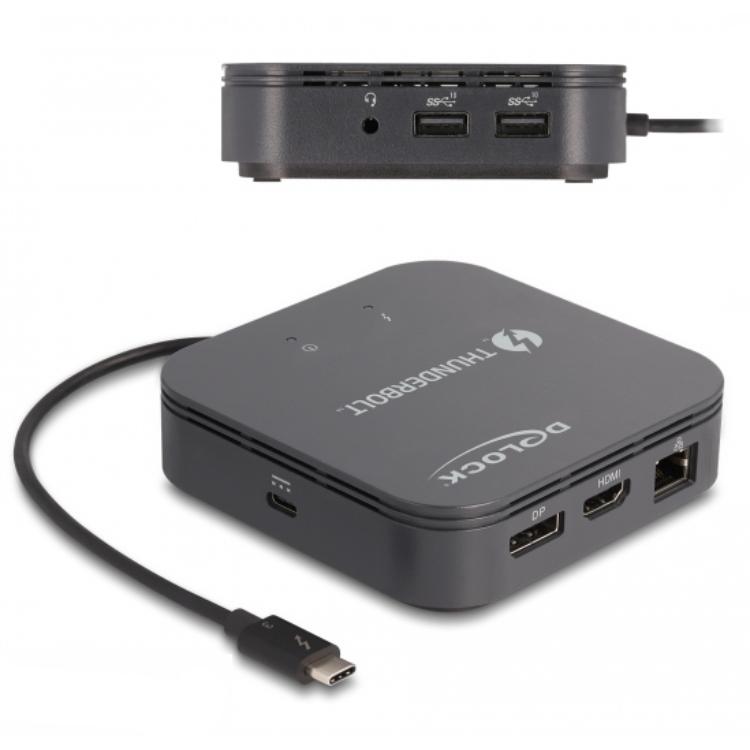 Delock Thunderbolt™ 3 Mini-Dockingstation 8K - DisplayPort/HDMI/USB