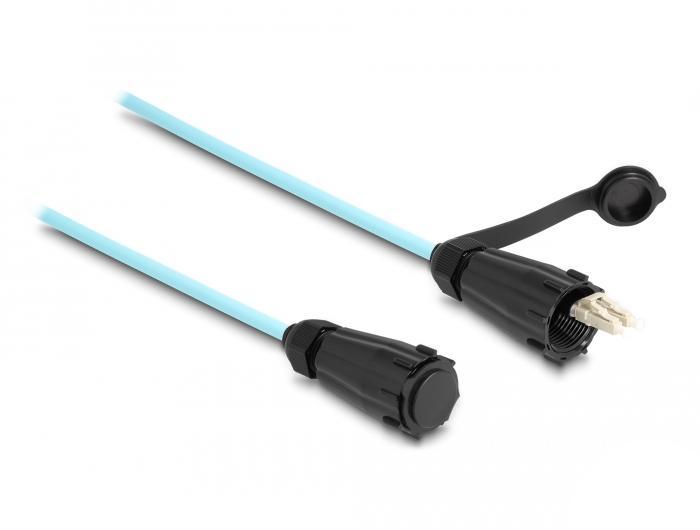 Delock LWL Kabel LC Duplex naar LC Duplex OM3, 2 m