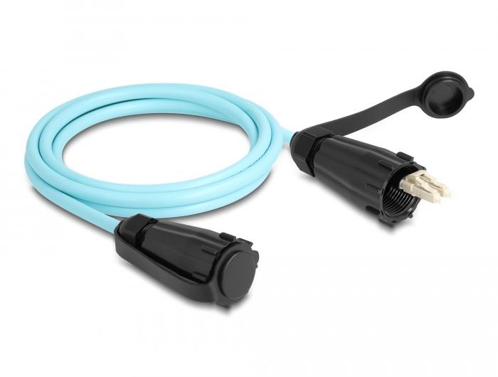 Delock LWL Kabel LC Duplex naar LC Duplex OM3, 2 m