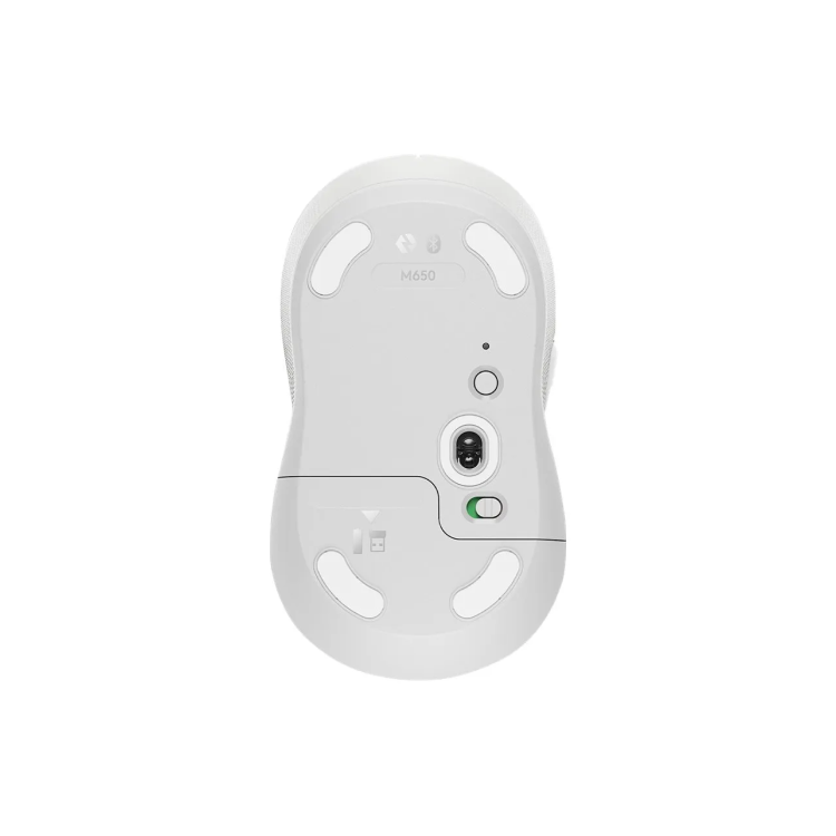 Logitech Wireless Mouse M650 L Bolt/Bluetooth white links - Logitech