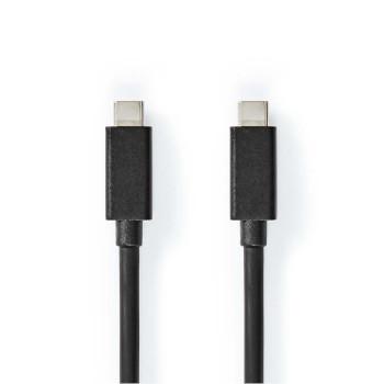 Câble USB USB 3.2 Gen 2x2 USB-C™ Male USB-C™ Male 100 W - Nedis