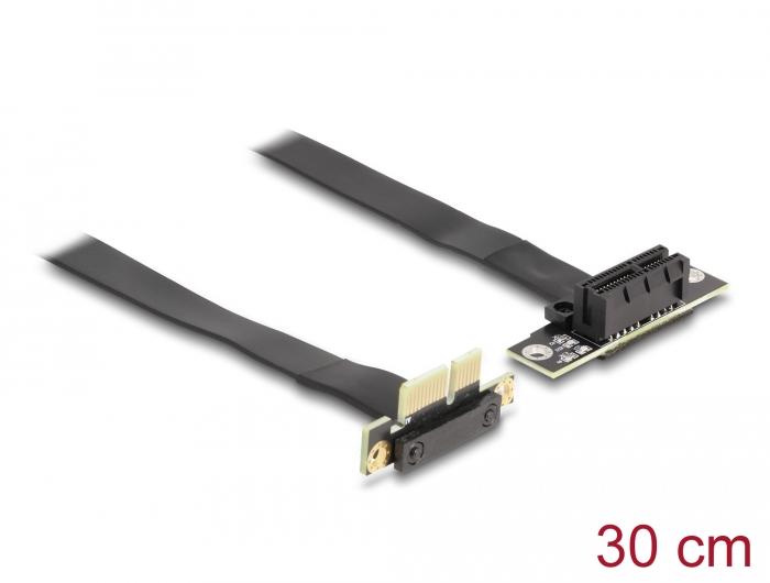 Delock Riserkaart PCI Express x1 Stekker 90 gehoekte naar x1 Slot 90 g