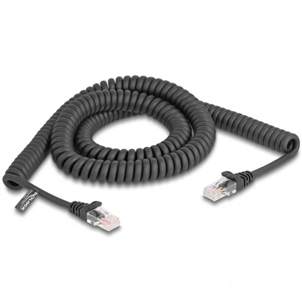 RJ45 spiraalkabel - Delock