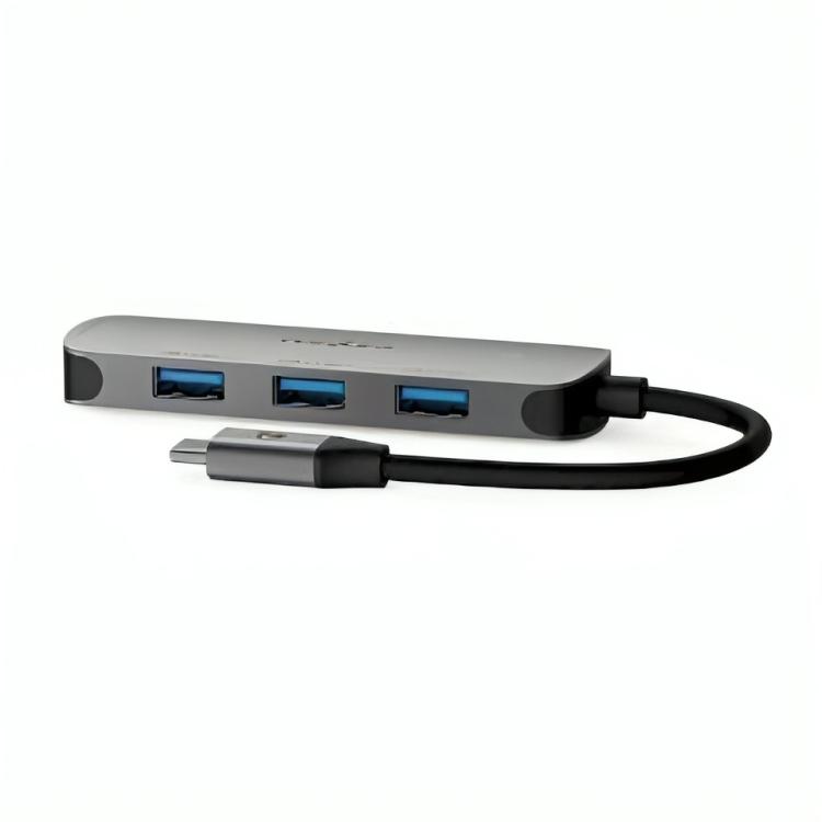 Hub USB Port connect - Concentrateur (hub) - 3 x USB-C + 1 x USB-C ( alimentation électrique) - de bureau
