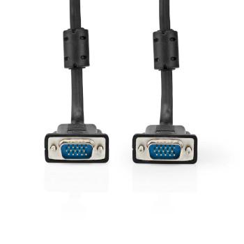 VGA-Kabel VGA Male VGA Male Vernikkeld Maximale resolutie: - Nedis