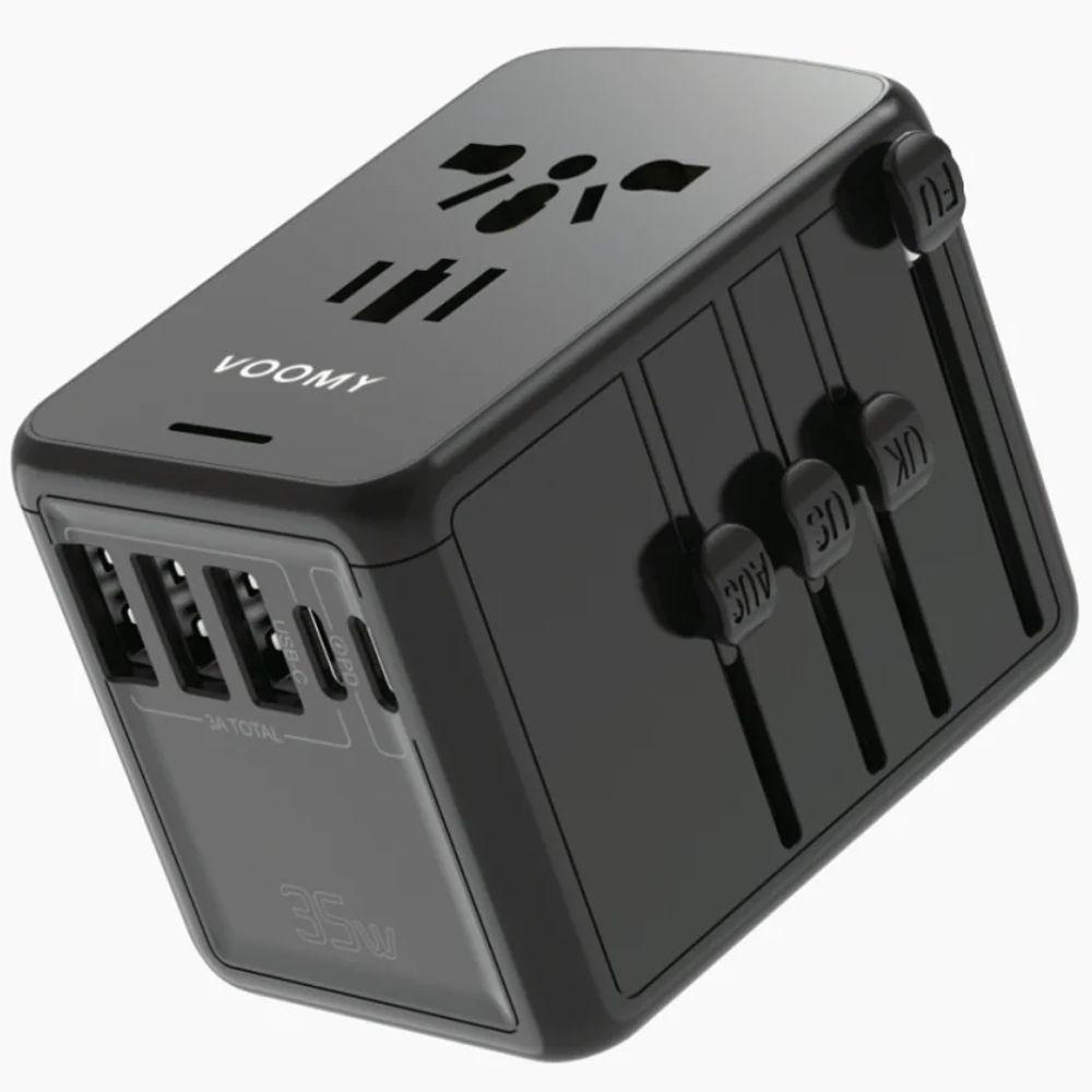 Reisstekker - 170 Landen - Met 4x USB