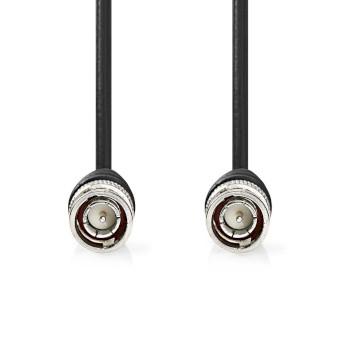 BNC-Videokabel BNC Male BNC Male Vernikkeld 75 Ohm 1.00 m Rond - Nedis