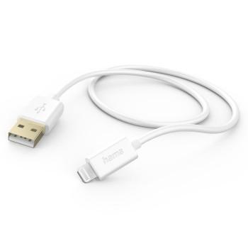 Laadkabel, USB-A - Lightning, 1,5 m, wit - Hama