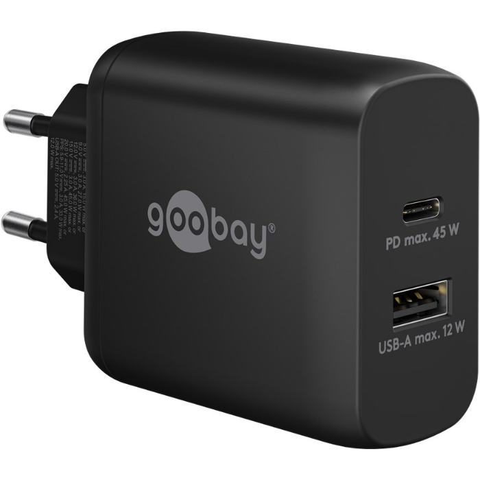 Chargeur rapide USB double - Goobay