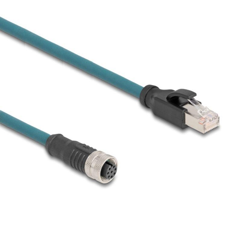 M12 adapterkabel - Delock