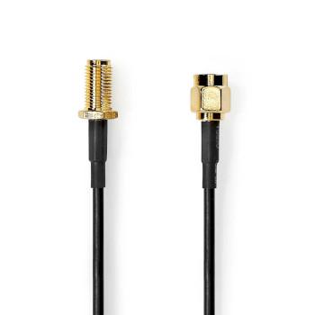 Antennekabel SMA Male SMA Female Verguld 50 Ohm Enkelvoudig - Nedis
