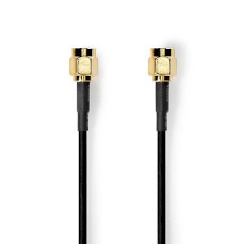 Câble d'antenne SMA mâle SMA mâle plaqué or 50 Ohm simple - Nedis