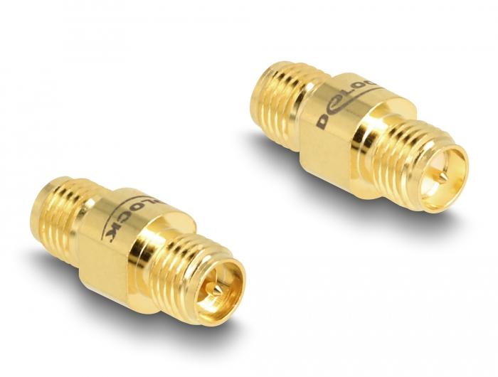 Adaptateur Delock RP-SMA femelle vers RP-SMA femelle C6801