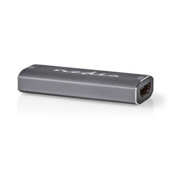 HDMI™ Repeater 25 m 8K@60Hz 0 Gbps Aluminium Antraciet - Nedis