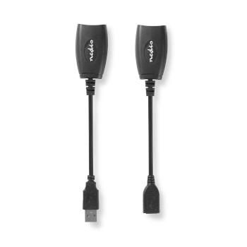 Actieve USB-A naar RJ45 verlengkabel voor lange afstand