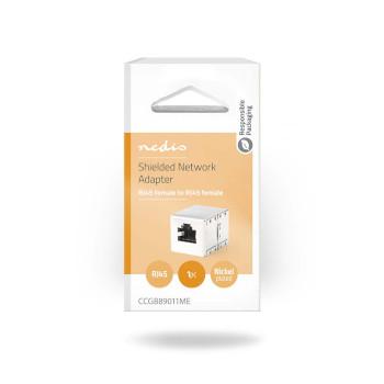 Netwerkkoppeling CAT6 Afgeschermd RJ45 Female RJ45 Female Recht - Nedis