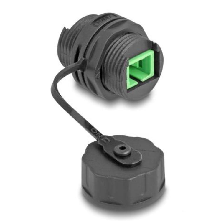Delock Glasvezelkabelconnector SC Simplex-stekker op SC Simplex-stekker met accessoires