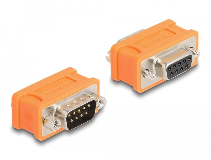 Delock D-Sub 9 CAN Bus Adaptateur Résistance de terminaison 120 Ohm