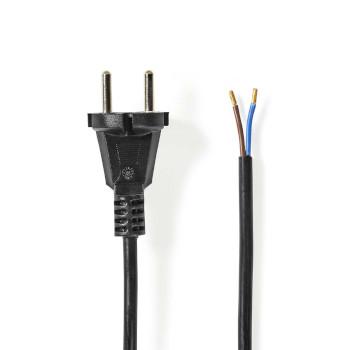Câble d'alimentation pour hoover 10,0 m CEE 7/17 250 V AC 16 A Noir - Nedis