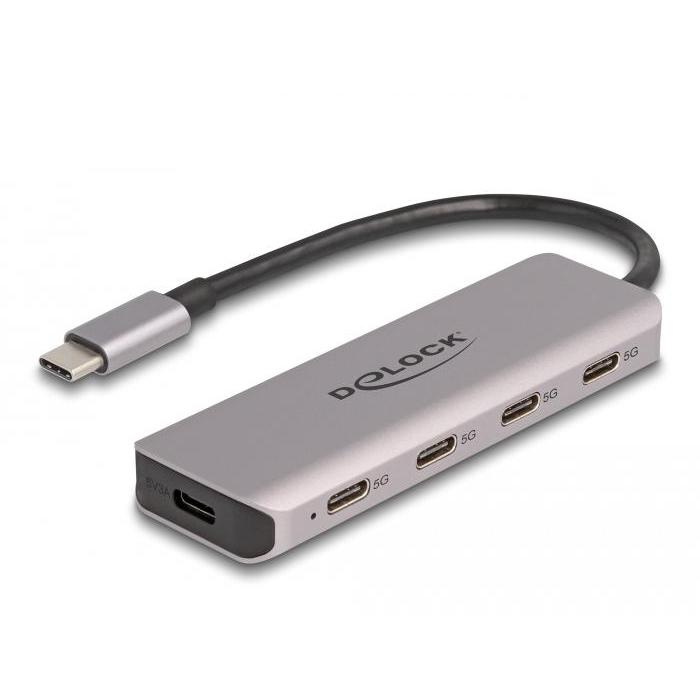 USB-C hub 4-poorts 5Gbps USB-C aansluiting