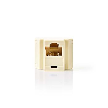 Répartiteur réseau Telecom RJ45 Femelle 2x RJ45 Femelle Nickelé - Nedis