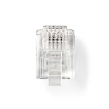 Telecom-Connector Type Aansluiting: RJ11 Recht Connectorplating: - Nedis