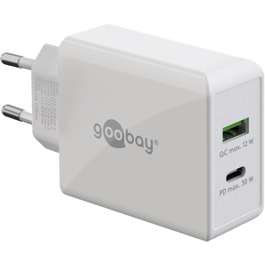 USB Adapter lader - USB C + USB A