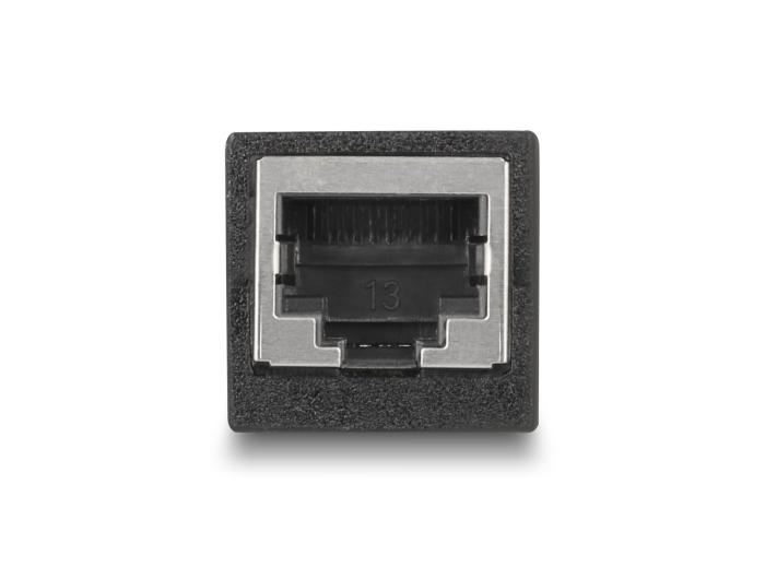 Delock Adaptateur RJ45 femelle sur RJ45 femelle Cat.6 noir