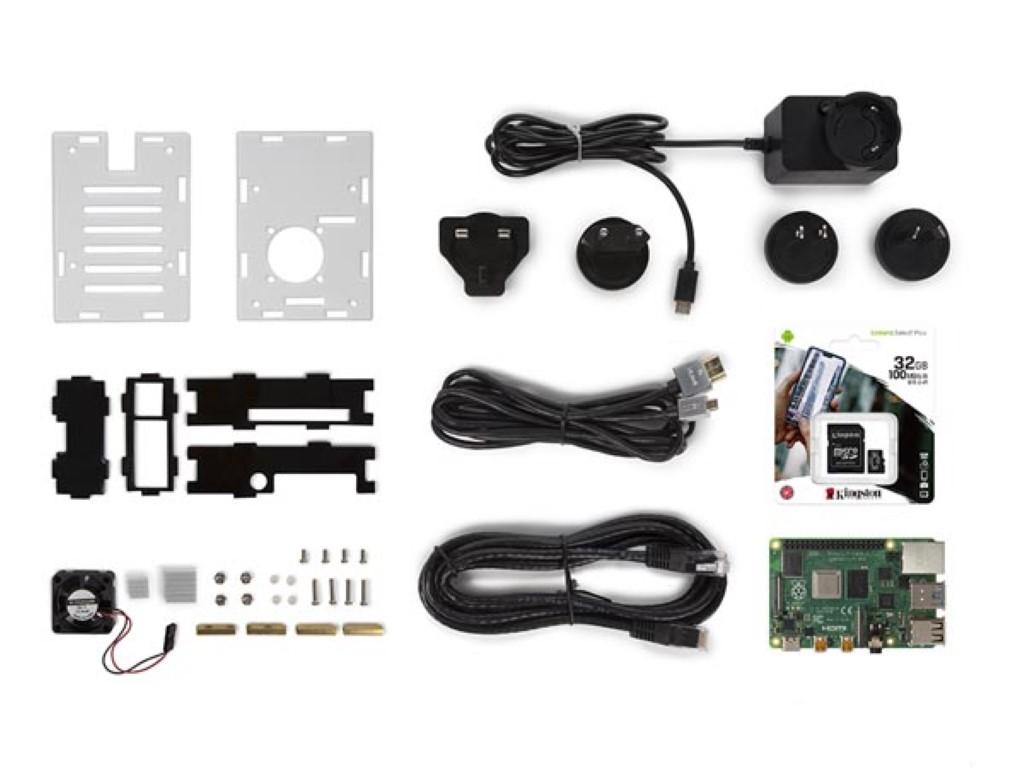 RASPBERRY PI® 4 STARTERKIT (4 GB) MET KOELBEHUIZING - Whadda
