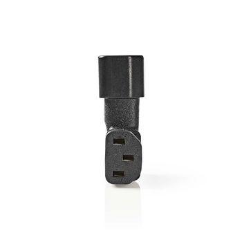 Verlengstekker IEC-320-C13 IEC-320-C14 Rechts Gehoekt Vernikkeld - Nedis
