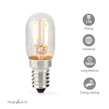 Afzuigkaplamp LED E14 2 W T25 - Nedis
