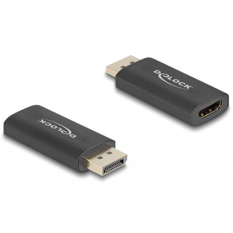 Delock DP 1.4 vers HDMI adaptateur 8K avec HDR.
