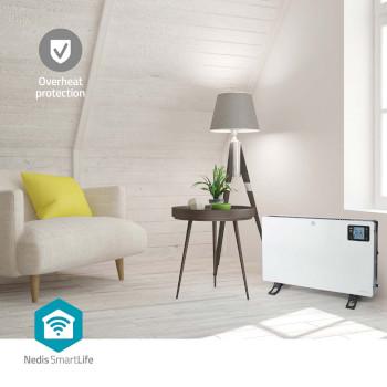 SmartLife Convectorkachel Wi-Fi 2000 W 3 Warmte Standen LCD 5 - Nedis